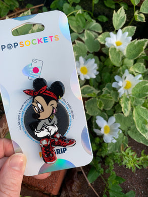 Glitter Sneaker Mouse Inspired Pop Grip/ Popsocket