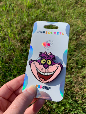 Glow/Glitter Cat Head Inspired Pop Grip/ Popsocket