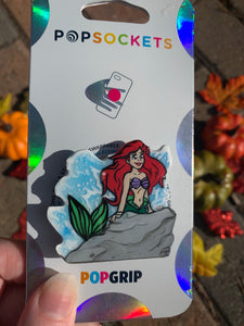 Ariel/ Water Inspired Pop Grip/ Popsocket