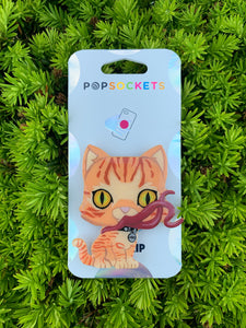 Alien Cat Inspired “Pop” Cell Phone Grip/ Stand