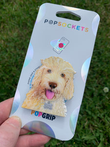 Rizzo Labradoodle Dog Head Inspired Pop Grip/ Popsocket
