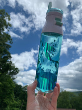 Load image into Gallery viewer, Holographic Underwater Mermaid “Contigo” Water Bottle