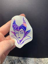 Load image into Gallery viewer, Holographic Maleficent Inspired Vinyl Decal