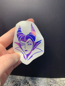 Holographic Maleficent Inspired Vinyl Decal