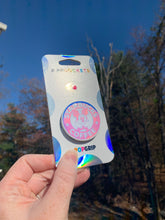 Load image into Gallery viewer, Custom Holographic Coffee Mouse Inspired Pop Grip/ Popsocket