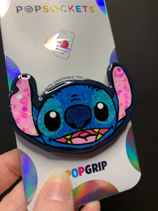 Glitter Stitch Inspired Pop Grip/ Popsocket
