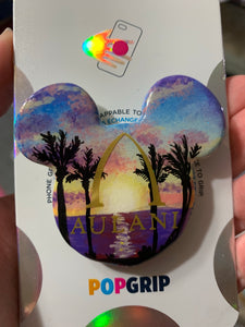 Aulani Sunset Mouse Head Inspired "Pop" Cell Phone Grip/ Stand