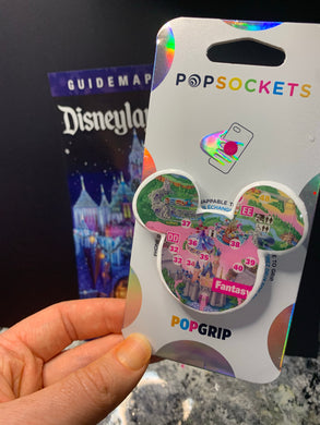 Disneyland Map Mouse Inspired Pop Grip/ Popsocket - Castle Hub