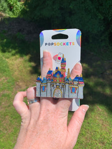Glitter/Crystal Sleeping Beauty Castle Inspired “Pop" Cell Phone Grip/ Stand