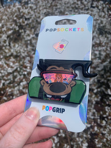 Powerline Max Head with Glasses Reflection Inspired Pop Grip/ Popsocket