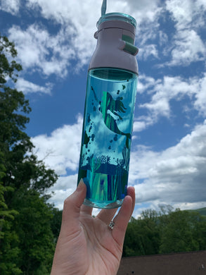 Holographic Underwater Mermaid “Contigo” Water Bottle