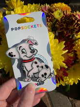 Load image into Gallery viewer, Glitter Dalmatian Inspired &quot;Pop&quot; Cell Phone Grip/ Stand